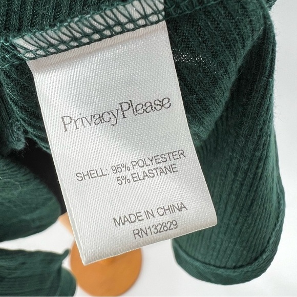 privacy please‎ revolve wrap dress in dark green - Picture 10 of 14